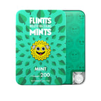 Flintts mint tin with a cartoon sun design on a white background