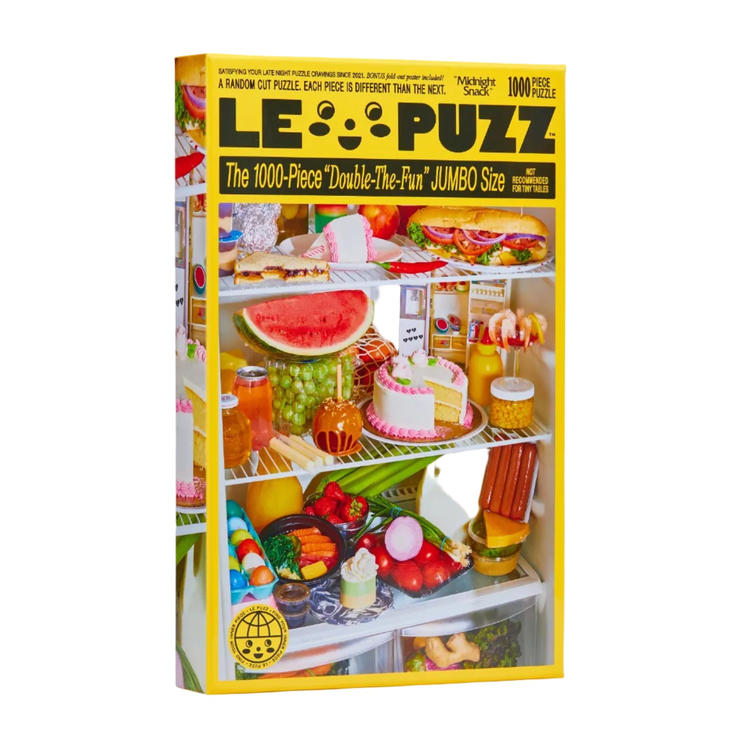 LE PUZZ puzzle box with a refrigerator illustration on a white background