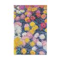 Floral patterned notebook with colorful flowers on a white background