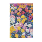Floral patterned notebook with colorful flowers on a white background