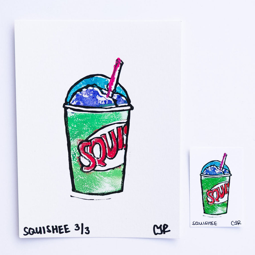 SQUISHEE LINOCUT PRINTS