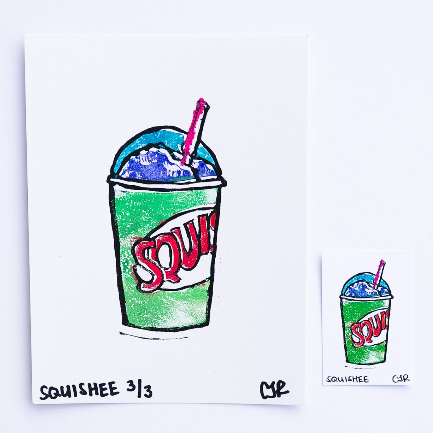 SQUISHEE LINOCUT PRINTS
