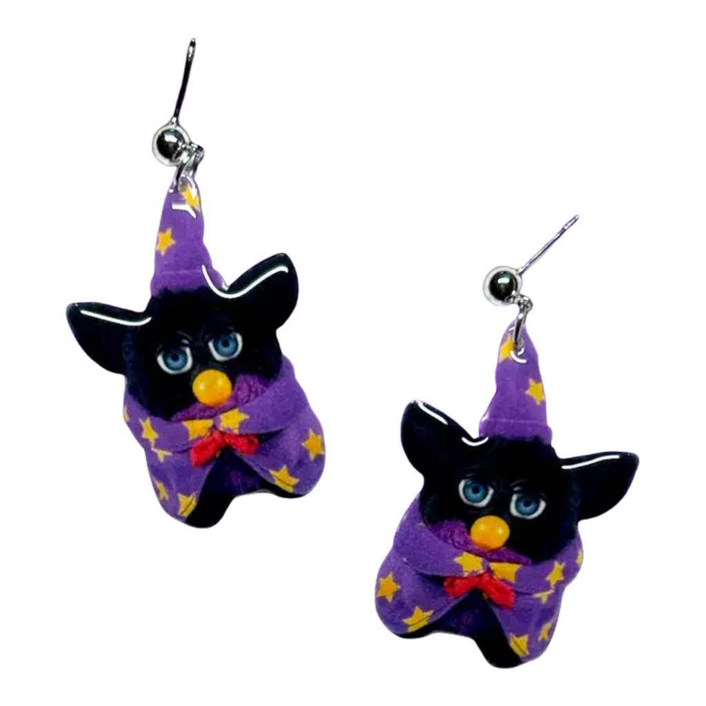 WIZARD FURBY EARRINGS