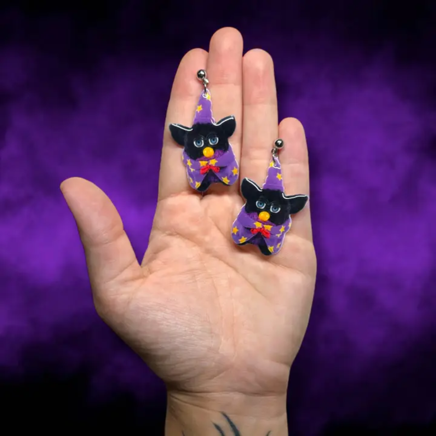 WIZARD FURBY EARRINGS